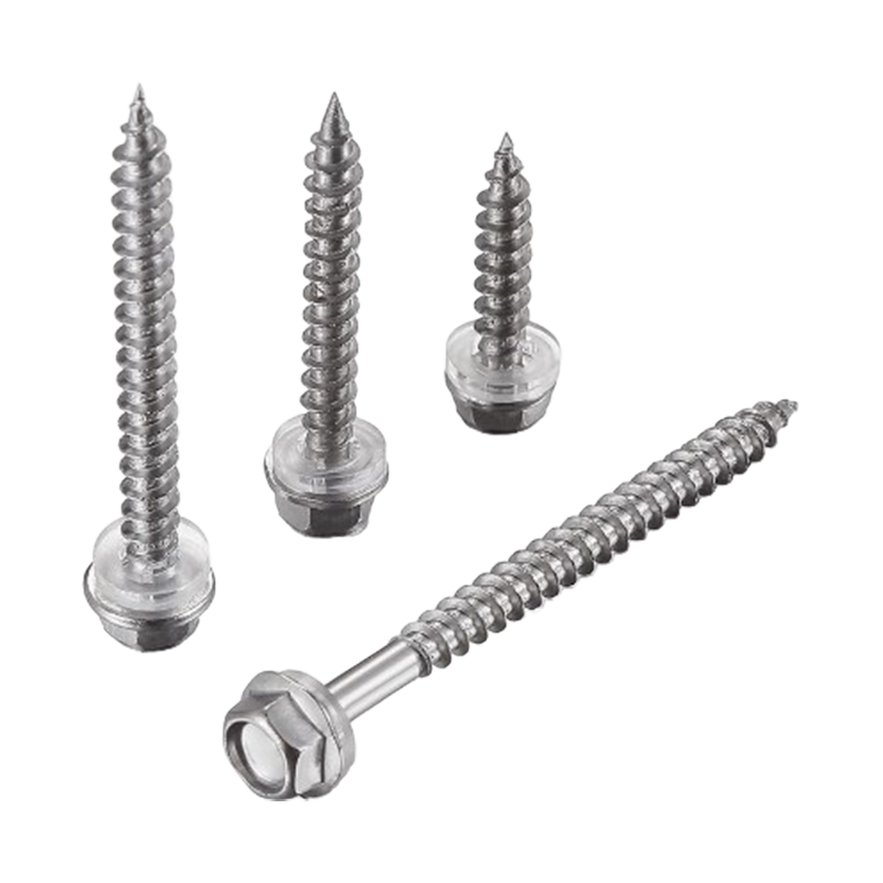 SUS410 Šesťhranné samorezné skrutky s podložkou